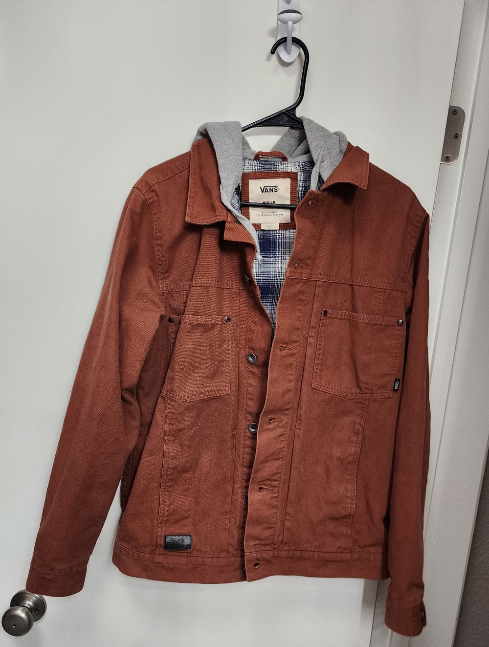 Vans Men's The AV Edict II Canvas Twill Hooded Jacket Size M